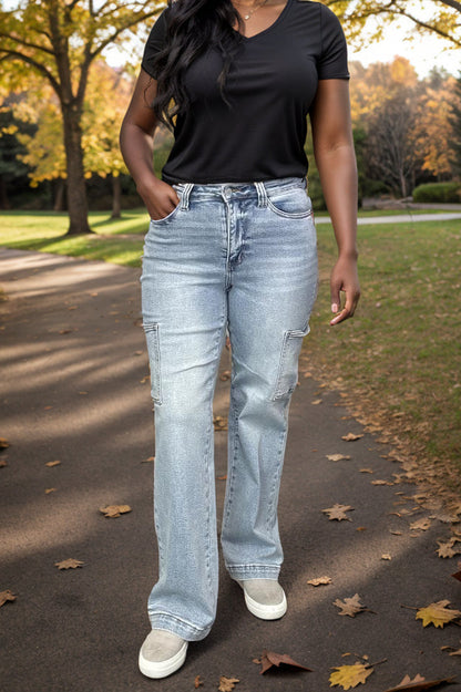 High Energy - Judy Blue Cargo Jeans