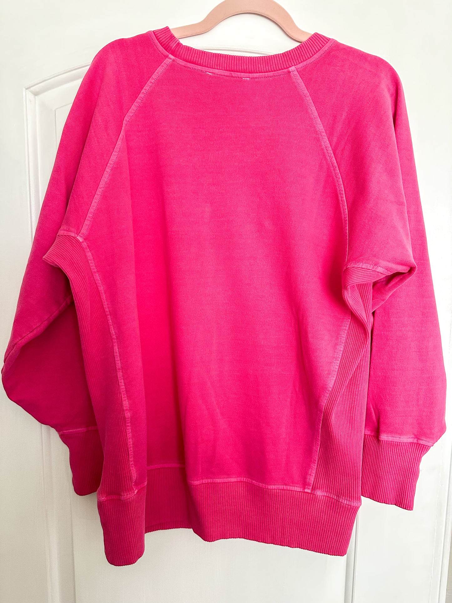 Zenana Pigment Dyed French Terry Pullover