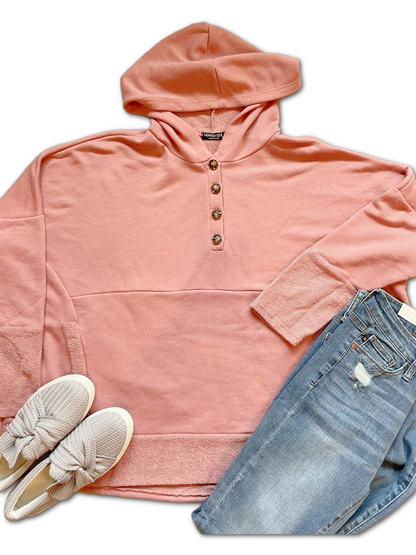 Lazy Day Hoodie - Clay